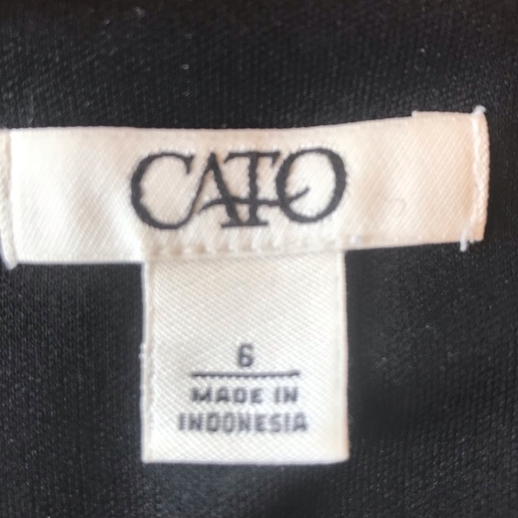 CATO Zebra Print Sheath Dress Size 6 - Picture 2 of 4